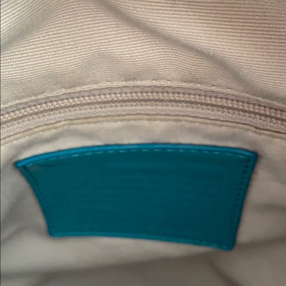Beautiful Blue Coach Crossbody - Picture 3 of 4
